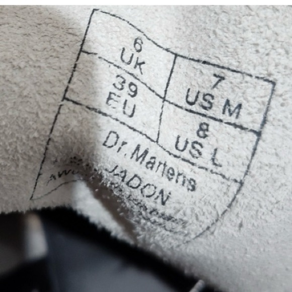 Dr. Martens Jadon Platform Lace Up Combat Boots White Leather Chunky Feminine - Picture 14 of 15